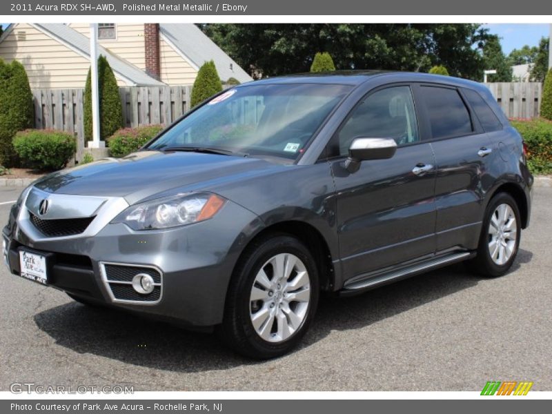 Polished Metal Metallic / Ebony 2011 Acura RDX SH-AWD