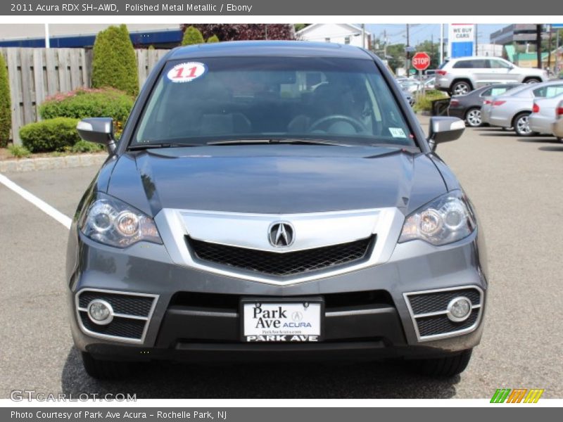 Polished Metal Metallic / Ebony 2011 Acura RDX SH-AWD