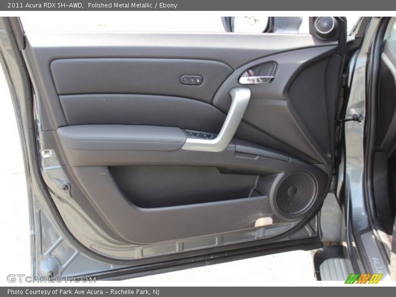 Polished Metal Metallic / Ebony 2011 Acura RDX SH-AWD
