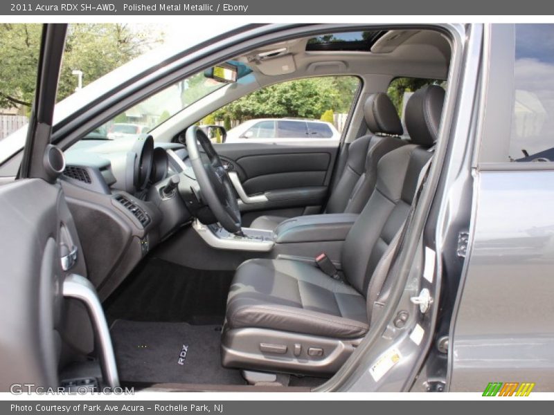 Polished Metal Metallic / Ebony 2011 Acura RDX SH-AWD