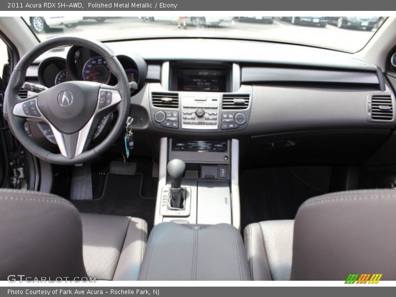 Polished Metal Metallic / Ebony 2011 Acura RDX SH-AWD