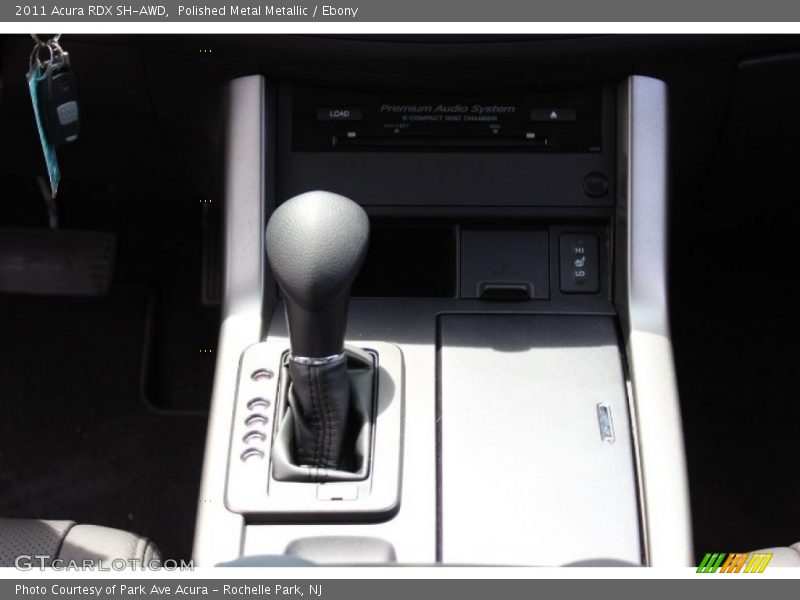 Polished Metal Metallic / Ebony 2011 Acura RDX SH-AWD