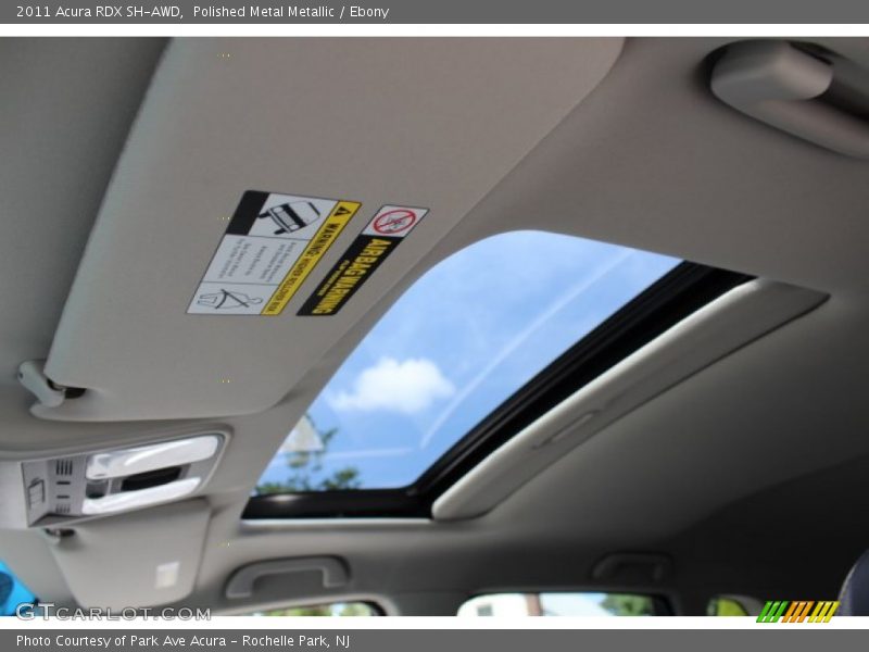 Polished Metal Metallic / Ebony 2011 Acura RDX SH-AWD