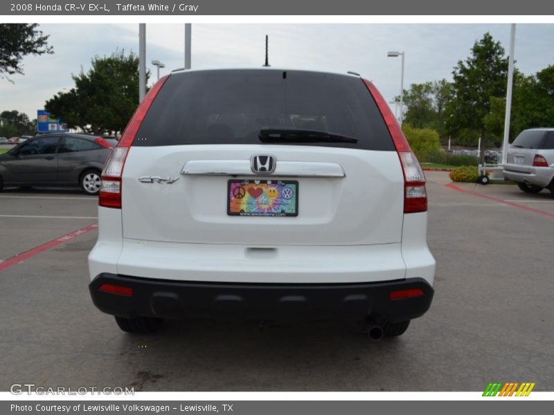 Taffeta White / Gray 2008 Honda CR-V EX-L