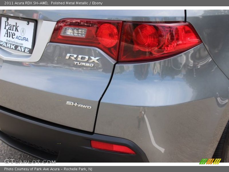 Polished Metal Metallic / Ebony 2011 Acura RDX SH-AWD