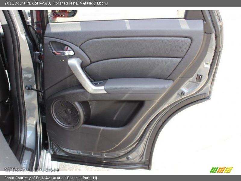 Polished Metal Metallic / Ebony 2011 Acura RDX SH-AWD