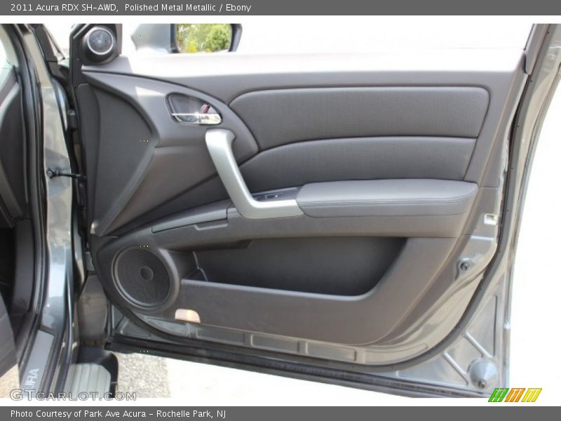 Polished Metal Metallic / Ebony 2011 Acura RDX SH-AWD