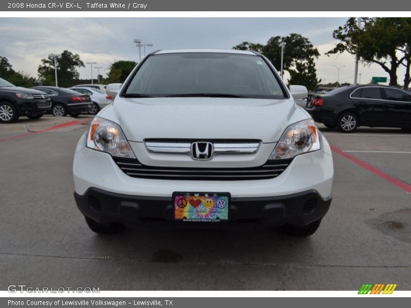 Taffeta White / Gray 2008 Honda CR-V EX-L
