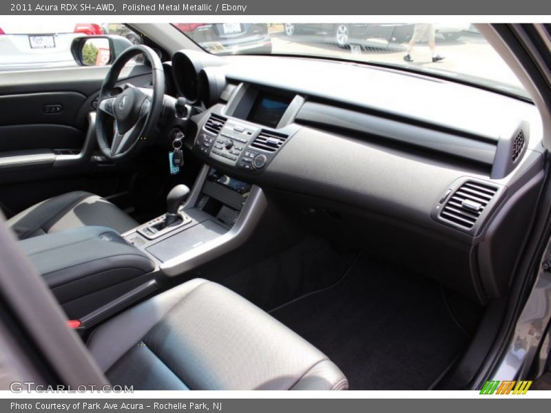 Polished Metal Metallic / Ebony 2011 Acura RDX SH-AWD