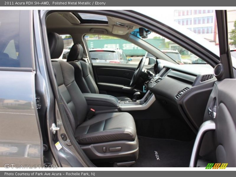 Polished Metal Metallic / Ebony 2011 Acura RDX SH-AWD