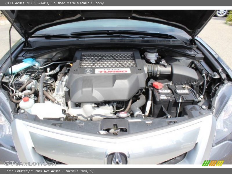 Polished Metal Metallic / Ebony 2011 Acura RDX SH-AWD