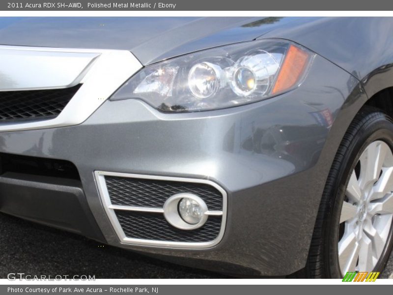 Polished Metal Metallic / Ebony 2011 Acura RDX SH-AWD