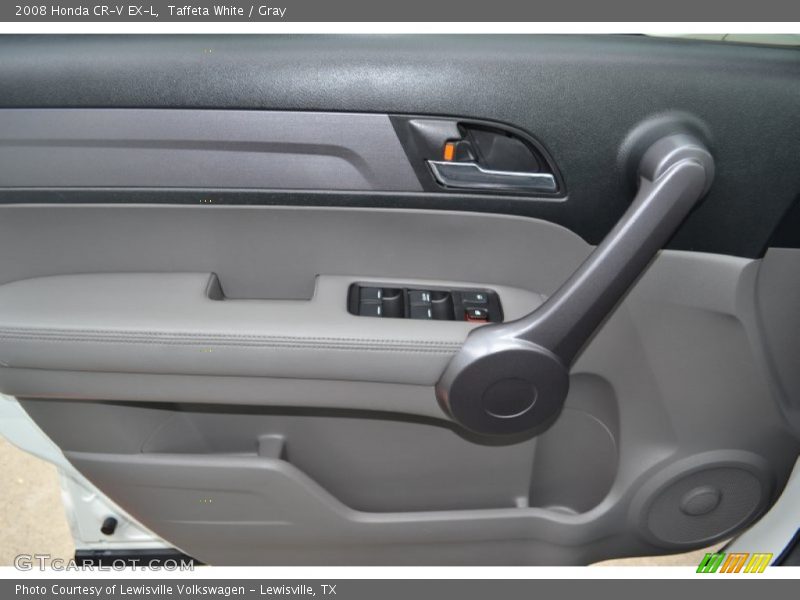 Taffeta White / Gray 2008 Honda CR-V EX-L
