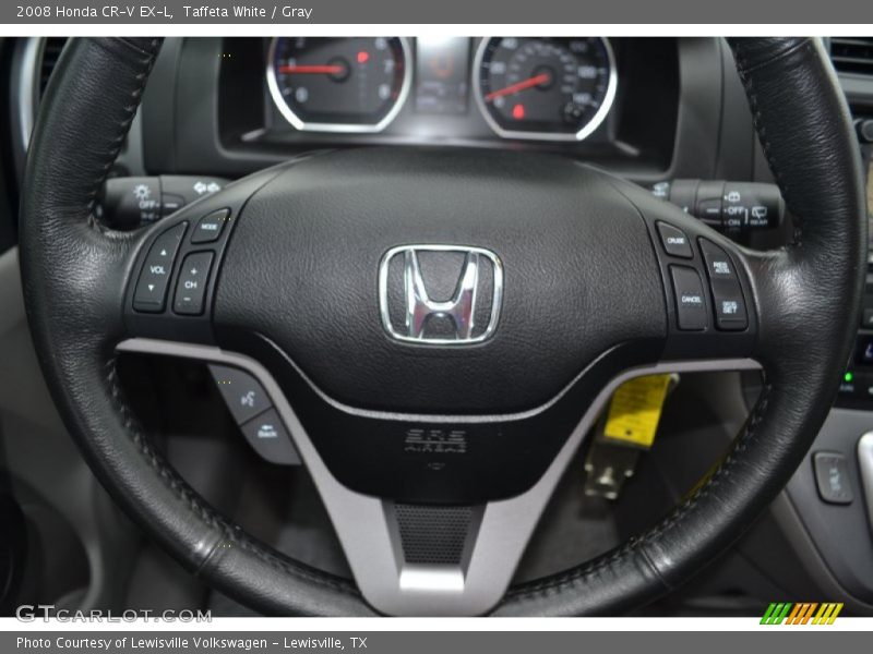 Taffeta White / Gray 2008 Honda CR-V EX-L
