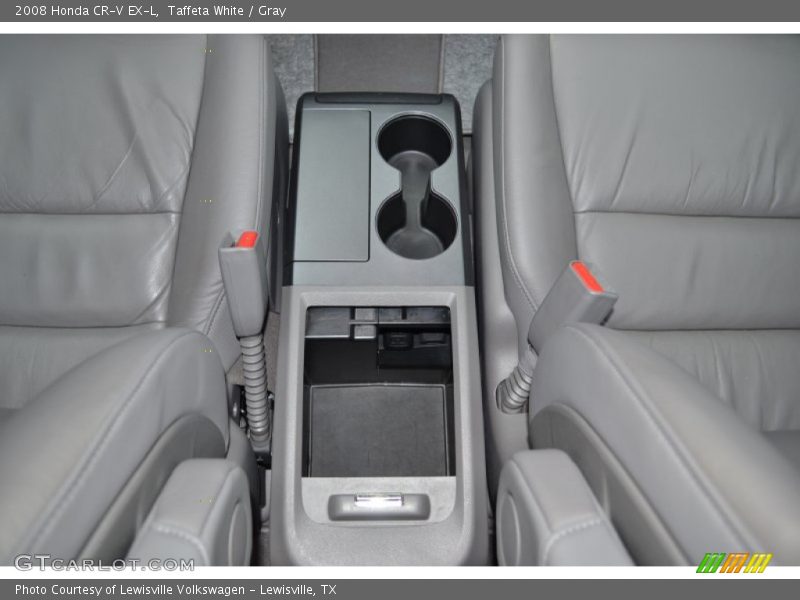 Taffeta White / Gray 2008 Honda CR-V EX-L