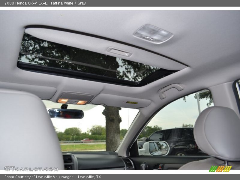 Taffeta White / Gray 2008 Honda CR-V EX-L