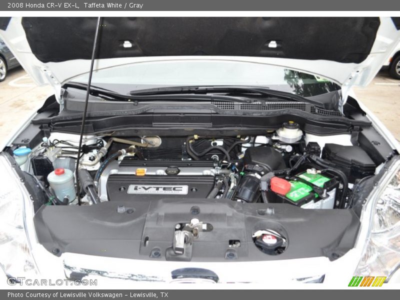 Taffeta White / Gray 2008 Honda CR-V EX-L
