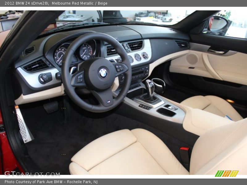 Beige Interior - 2012 Z4 sDrive28i 