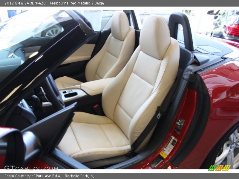 Front Seat of 2012 Z4 sDrive28i