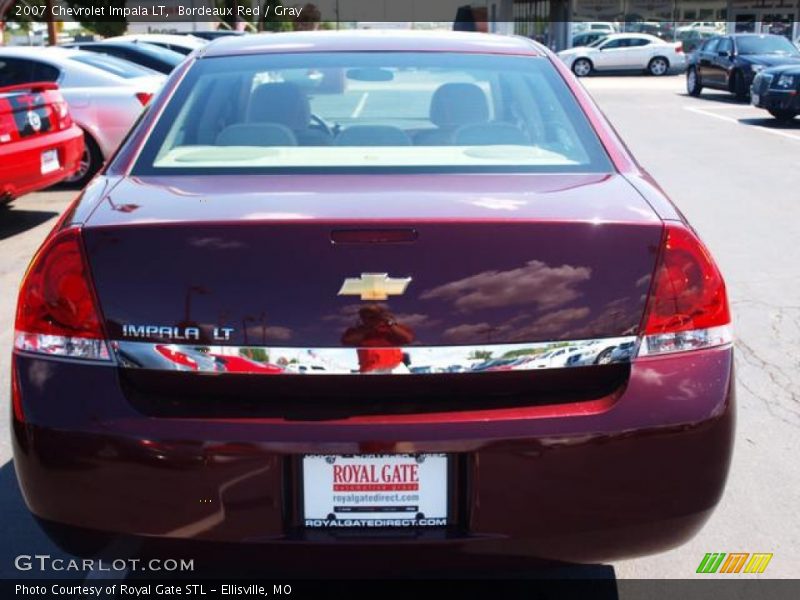 Bordeaux Red / Gray 2007 Chevrolet Impala LT