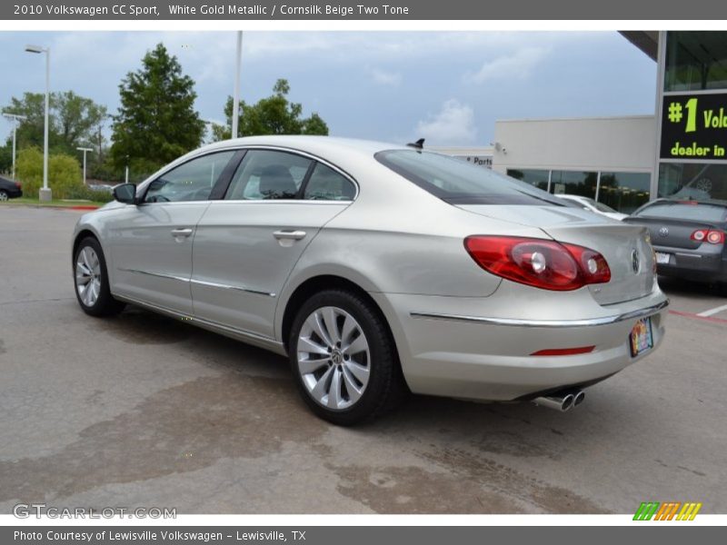White Gold Metallic / Cornsilk Beige Two Tone 2010 Volkswagen CC Sport