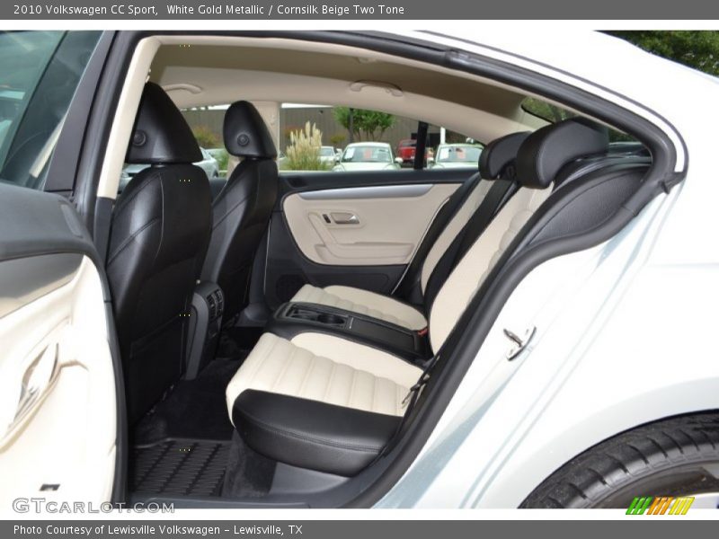 White Gold Metallic / Cornsilk Beige Two Tone 2010 Volkswagen CC Sport