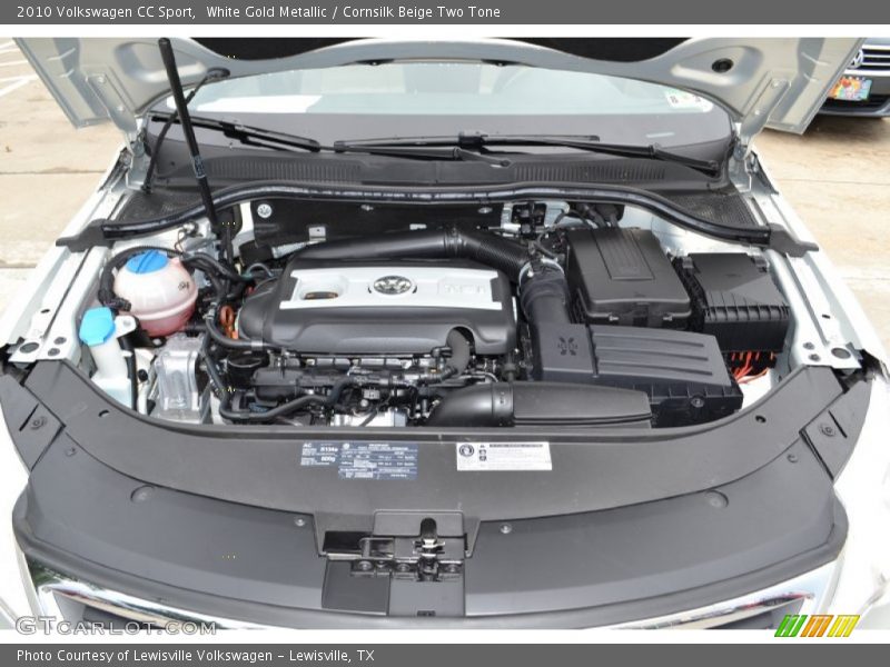 White Gold Metallic / Cornsilk Beige Two Tone 2010 Volkswagen CC Sport