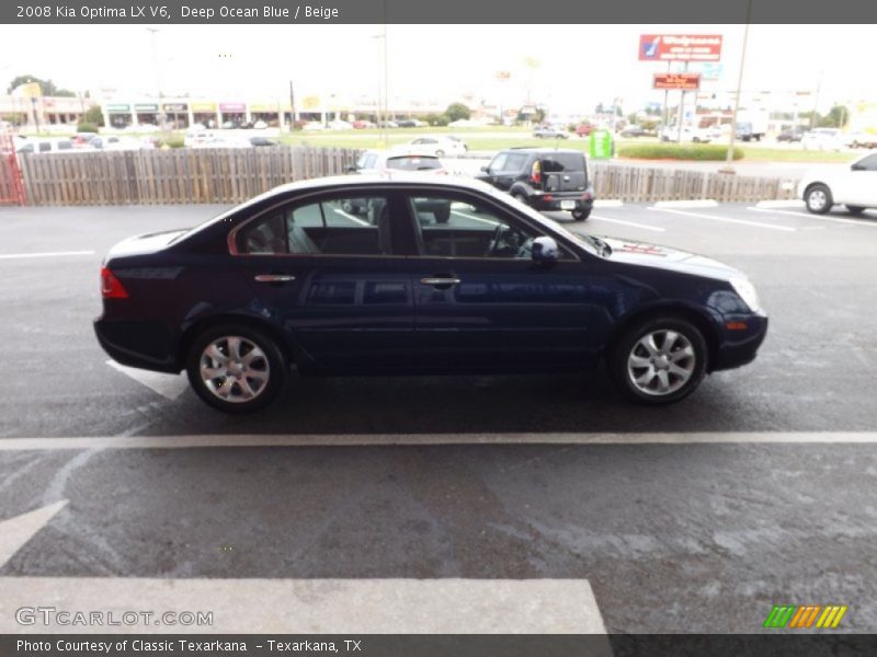 Deep Ocean Blue / Beige 2008 Kia Optima LX V6