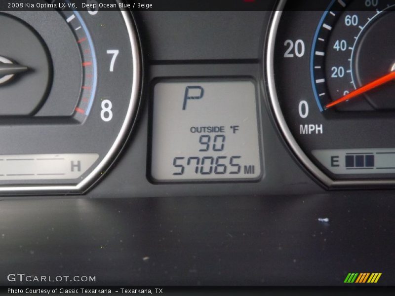 Deep Ocean Blue / Beige 2008 Kia Optima LX V6
