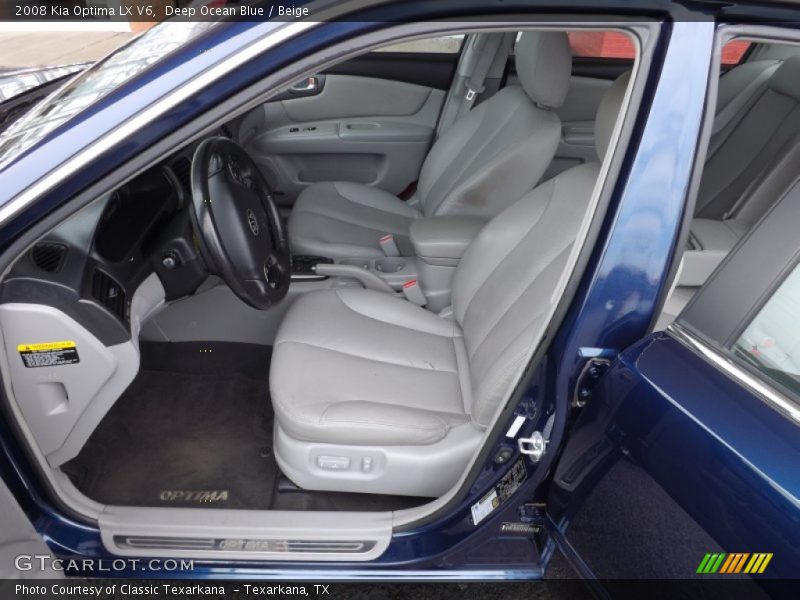 Deep Ocean Blue / Beige 2008 Kia Optima LX V6