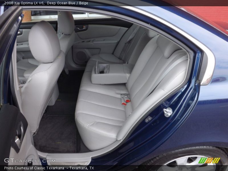 Deep Ocean Blue / Beige 2008 Kia Optima LX V6