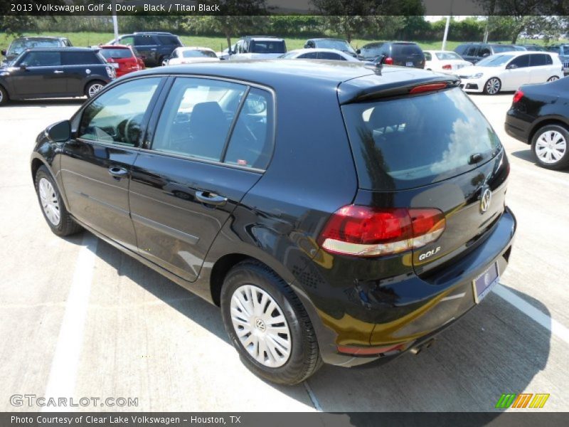 Black / Titan Black 2013 Volkswagen Golf 4 Door