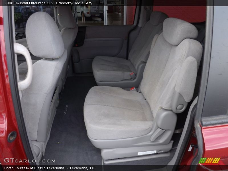 Cranberry Red / Gray 2008 Hyundai Entourage GLS