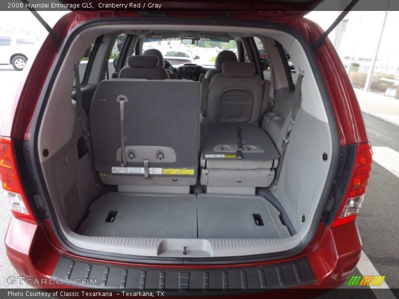 Cranberry Red / Gray 2008 Hyundai Entourage GLS