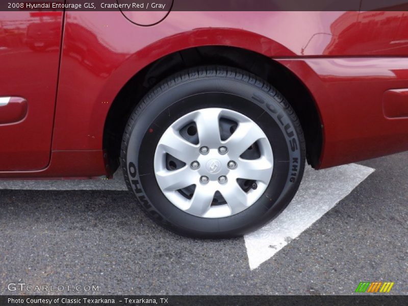 Cranberry Red / Gray 2008 Hyundai Entourage GLS