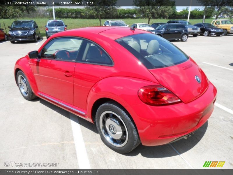 Tornado Red / Beige 2013 Volkswagen Beetle 2.5L