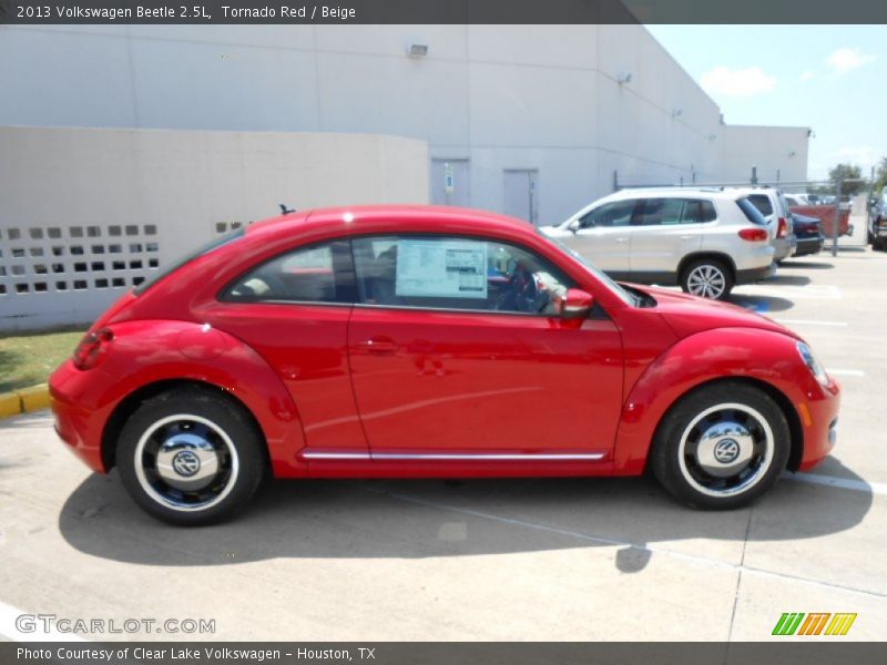 Tornado Red / Beige 2013 Volkswagen Beetle 2.5L