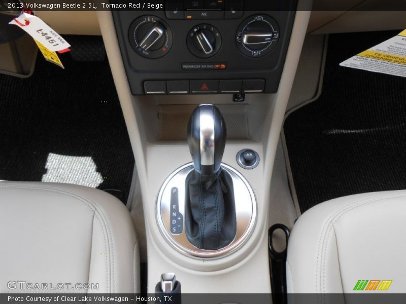 Tornado Red / Beige 2013 Volkswagen Beetle 2.5L