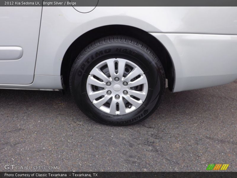 Bright Silver / Beige 2012 Kia Sedona LX