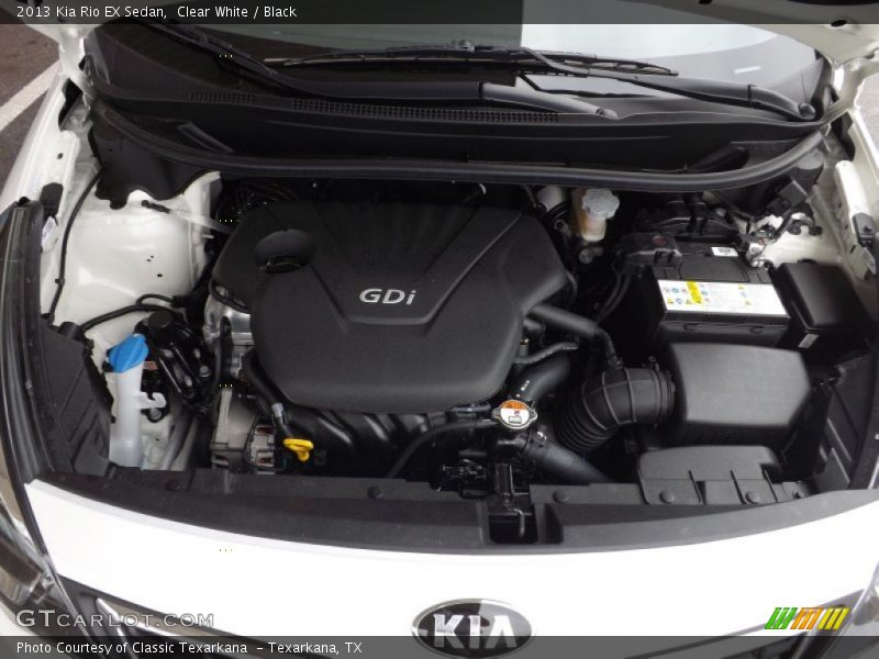  2013 Rio EX Sedan Engine - 1.6 Liter GDI DOHC 16-Valve CVVT 4 Cylinder
