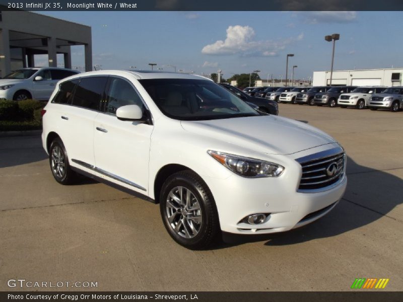 Moonlight White / Wheat 2013 Infiniti JX 35
