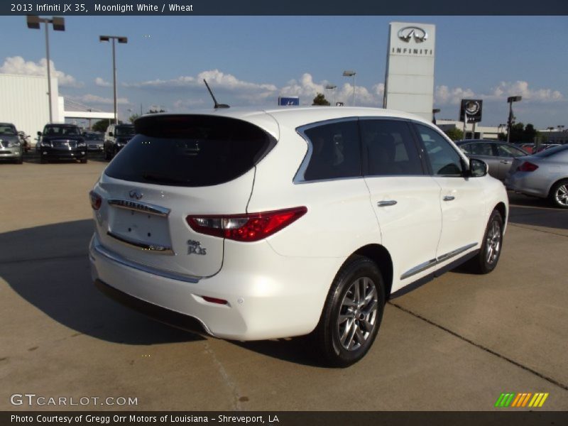 Moonlight White / Wheat 2013 Infiniti JX 35