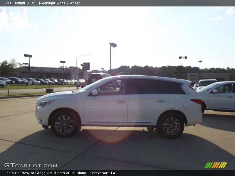 Moonlight White / Wheat 2013 Infiniti JX 35