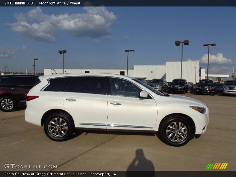 Moonlight White / Wheat 2013 Infiniti JX 35