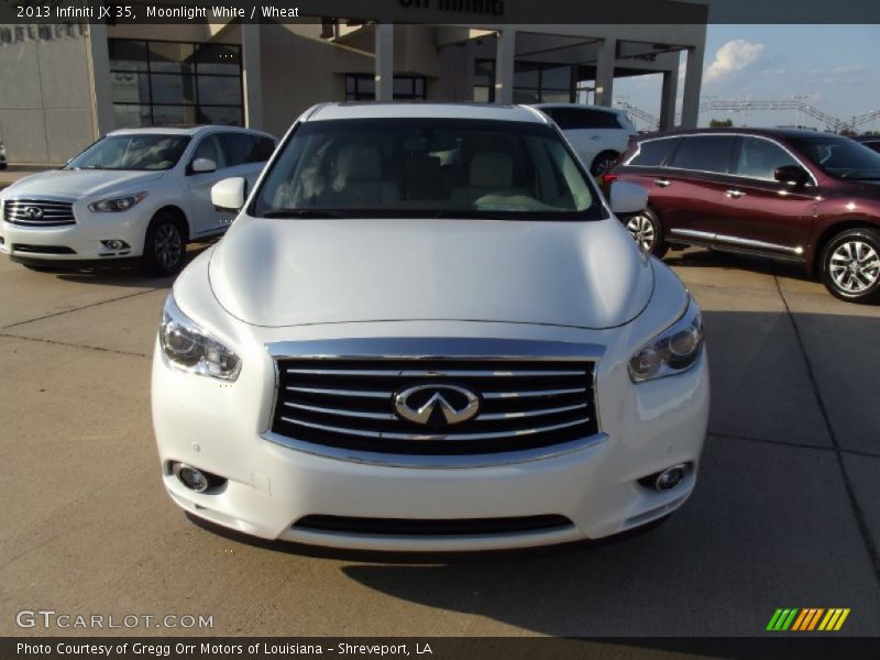Moonlight White / Wheat 2013 Infiniti JX 35