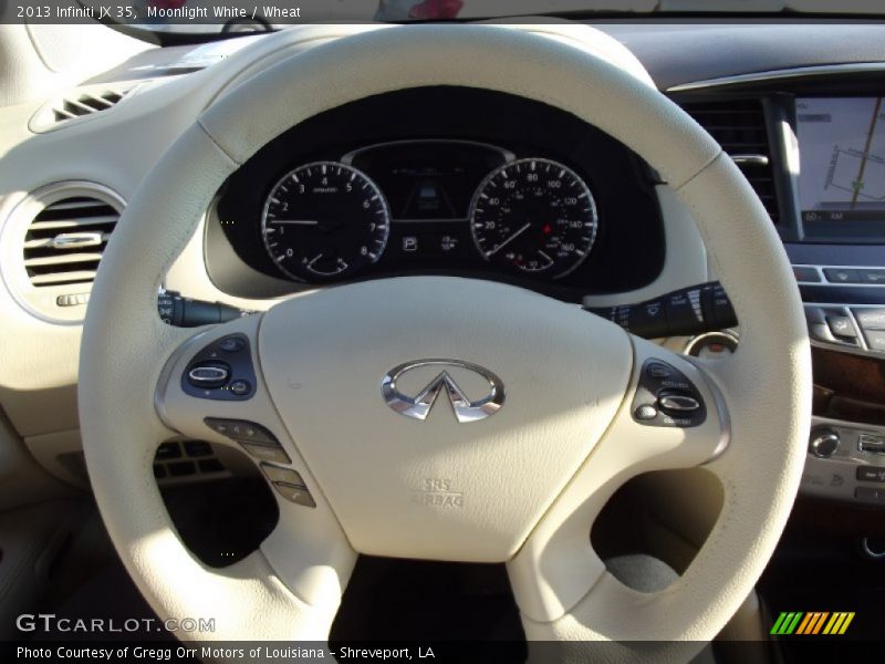 Moonlight White / Wheat 2013 Infiniti JX 35