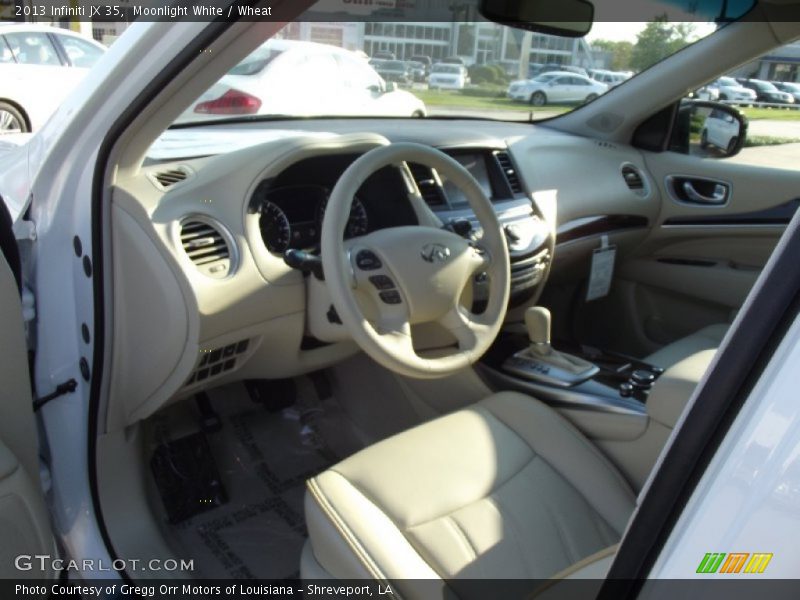 Moonlight White / Wheat 2013 Infiniti JX 35