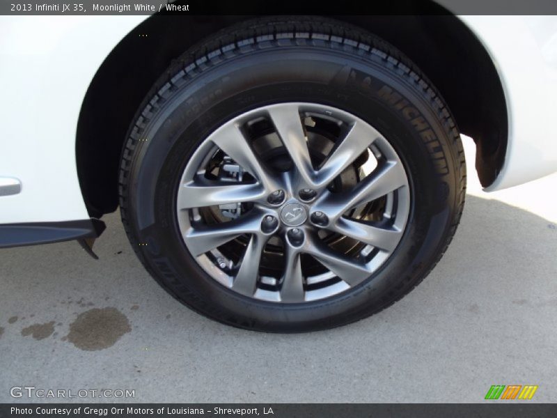 Moonlight White / Wheat 2013 Infiniti JX 35