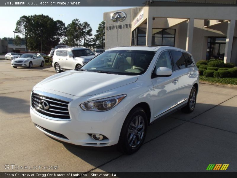 Moonlight White / Wheat 2013 Infiniti JX 35
