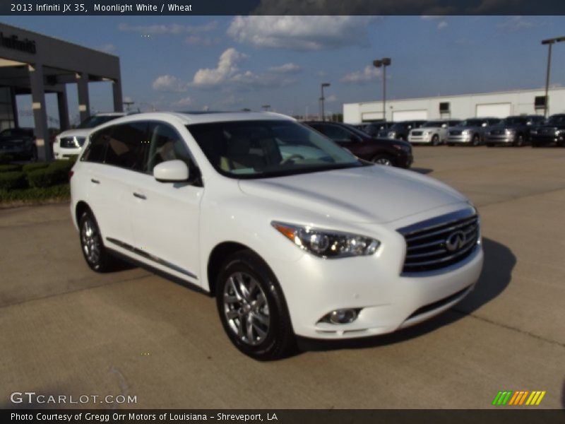 Moonlight White / Wheat 2013 Infiniti JX 35